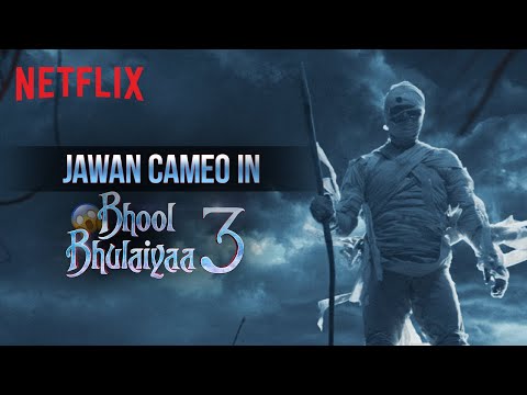 Jawan’s EPIC Entry in Bhool Bhulaiyaa 3? | Kartik Aaryan, Madhuri Dixit, Rajpal Yadav | Netflix