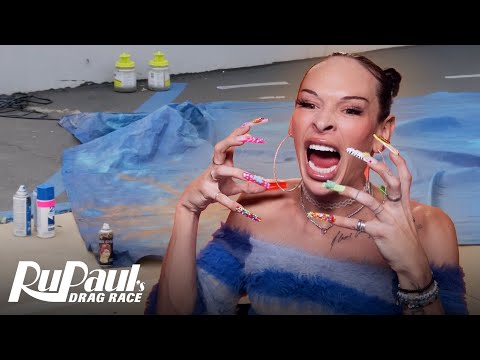 Lexi Love’s Outfit Gets Ruined By Spray Paint! 😱🎨 RuPaul’s Drag Race