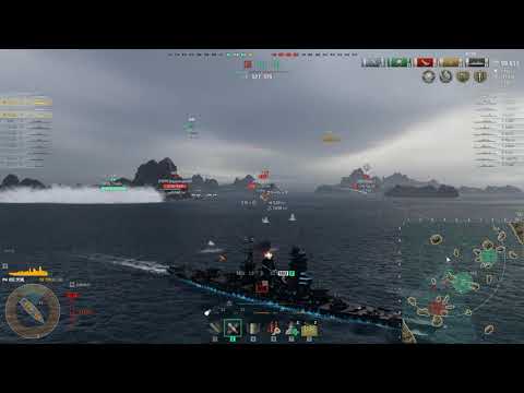 【World of Warships】天城でクラーケン取った時の動画をびしょパイ見合わせてみた