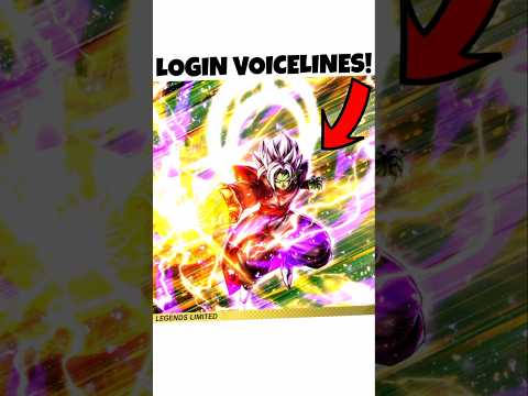 ALL LF FUSION ZAMASU LOGIN SCREEN VOICELINES 🔥!! #dragonballlegends #dblegends #shorts