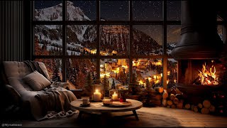 🔥 Cozy Ambience with fireplace | Relax with warm background bar to give you a good night's sleep