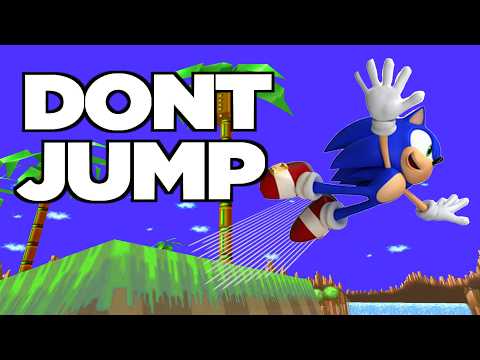 How many Sonic Games can I beat WITHOUT JUMPING?