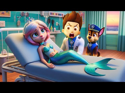 Paw Patrol Ultimate Rescue | Mermaid SKYE Go To Hospital!? What happened? | Happy Story | Rainbow 3