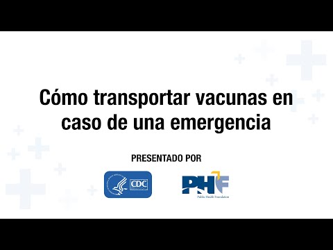 Cómo Transportar Vacunas Durante Una Emergencia