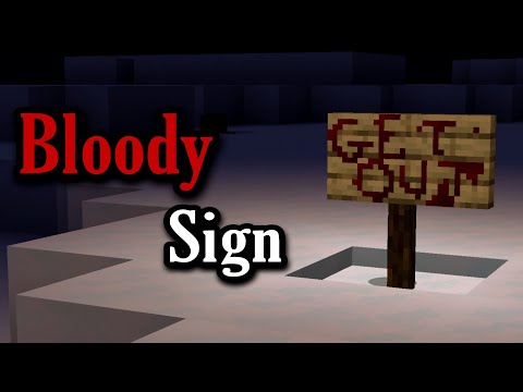 I found this sign in my world, then Strange things started happening... (Minecraft Creepypasta)