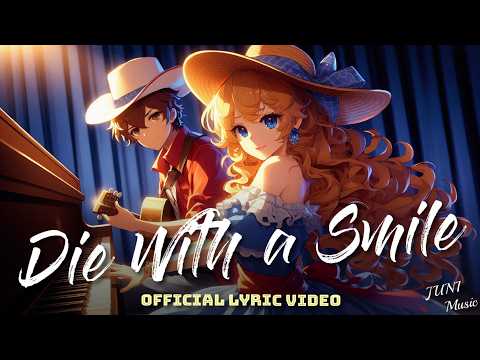 NEW English Song 2024 🌟 Die With a Smile (Official Lyric Video) - JUNI Music