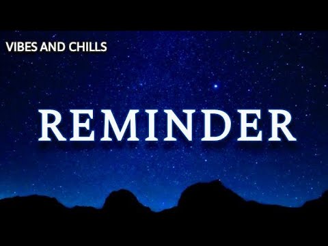 The weeknd - Reminder (Lyrics)