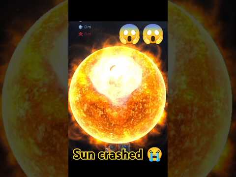 sun vs earth #shorts #earth #sun #crashed #space #planet #subscribe