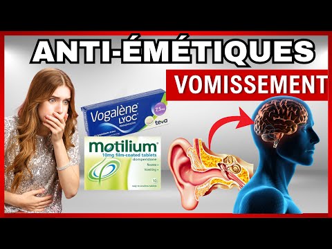 Pharmacologie des antiémétiques et VOMISSEMENTS (MOTILIUM, VOGALENE, ...)