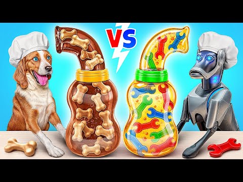 Me vs Grandma Cooking Challenge with Dog | Funny Food Hacks by Multi DO Smile