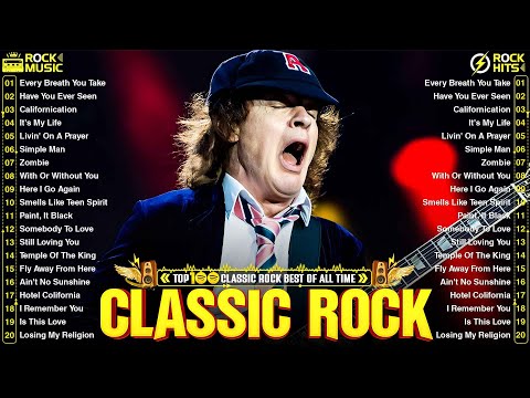 Top 100 Classic Rock Songs Of 80s 90s 💥 Pink Floyd, The Beatles, The Rolling Stones, Queen, ACDC