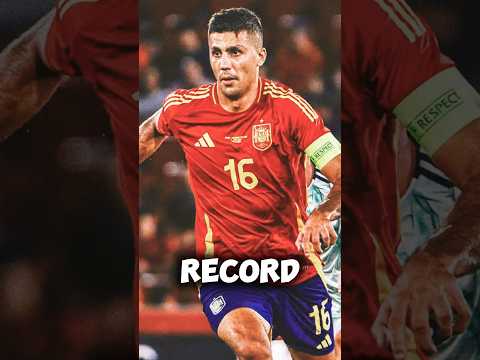 Rodri just set THIS record! 🤯🇪🇸🏆 #futbol #eurocup #soccer #spain #viral