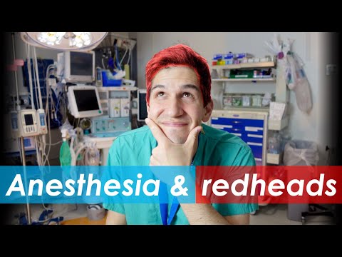 Do redheads really need more anesthesia?