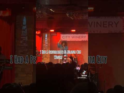 Perfomance Atlanta City Winery We Had A Time 🗣️🔊 #music #singer #cover #citywineryatl #singerlife