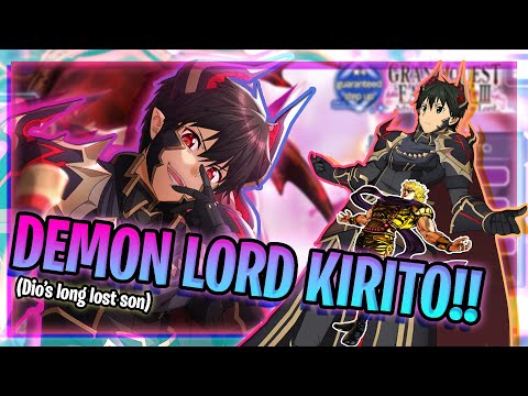 [SAO UB/ARS]Demon Lord KIRITO is DIO's Long Lost Son! - Sword Art Online Alicization Unleash Blading