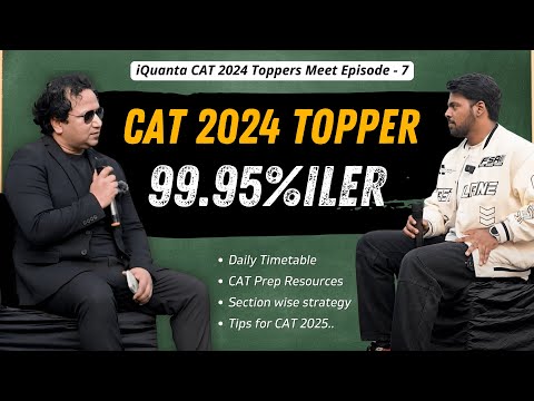 99.95%ile in CAT 2024 with a Full-Time Job | iQuanta Student Proven Strategy for Success!