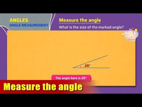 G4 - Module 35 - Exercise 1 - Measure the angle | Appu Series | Grade 4 Math Learning