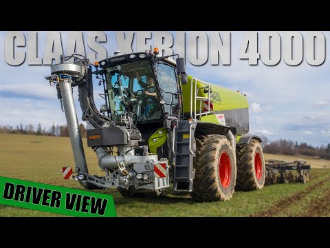 Claas Xerion 4000 Saddle trac | GoPro/driver view