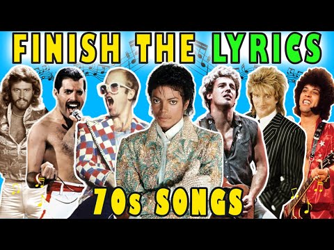 Finish The Lyrics 70s Songs 🎶 Lyrics Challenge | Music Quiz