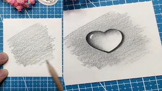 My First Painting Of Heart Save  Very Easy Trick Heart Painting Powered by (Consident 👈)