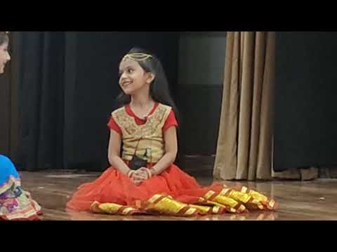 Kids performance at school on Dussehra event 2024