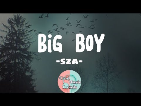 Big boy - Sza - lyric video #sza  #bigboy