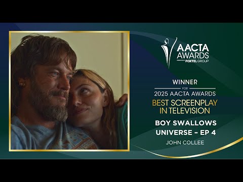 Boy Swallows Universe wins the AACTA Award for Best Screenplay in TV