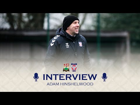 🗣️ Pre Match Interview | Adam Hinshelwood | Barnet FC (A)