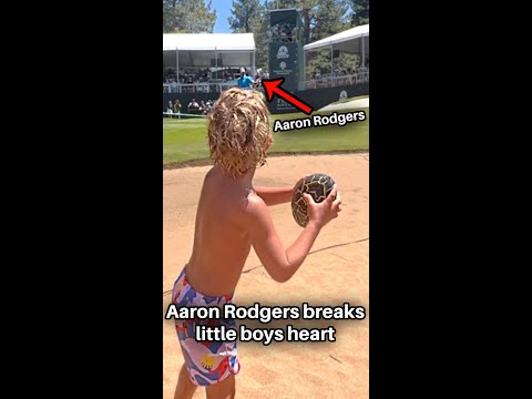 Do you think Aaron Rodgers threw Tydus’ ball away on purpose? #shorts