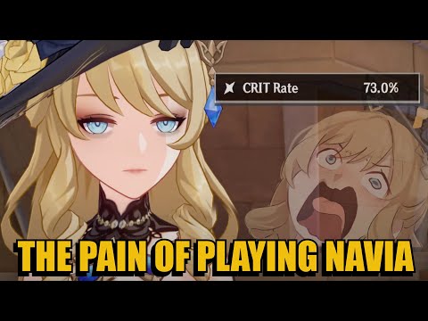 Navia is the new Eula of Genshin Impact | Stream Highlights