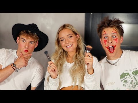 GIRLFRIEND DOES OUR MAKEUP!!