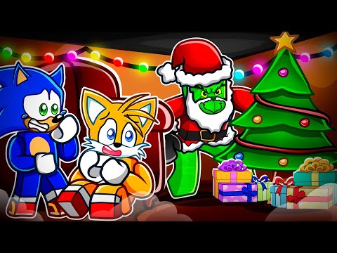 Can Sonic and Tails Escape THE GRINCH?! (Roblox Story)