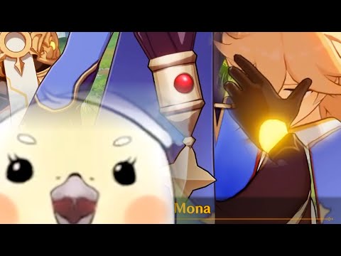 Genshin Impact - Vtube birb simps for Mona