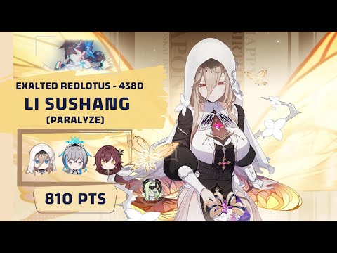 Honkai Impact 3: Exalted RL Li Sushang - Paralyze (438D) 810 pts - GD DiP [S2] HoTr [S1] Klein 4*