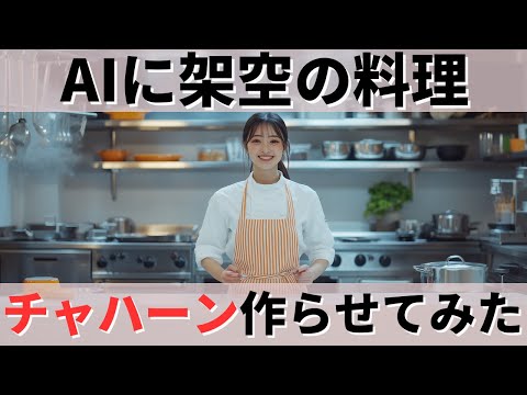 AIに架空の料理「チャハーン」作らせた結果【AI動画】