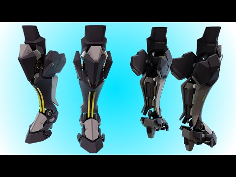 Von Lycaon Cosplay prosthetic legs armor