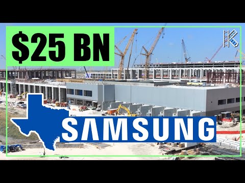 $25 BN MEGA Chip Factory | Samsung's Taylor, Texas Construction