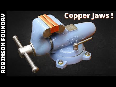 Restoring a Wilton bench vise and making copper soft jaws - Vise Restoration