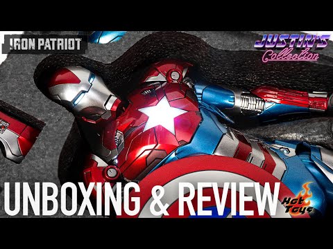 Hot Toys Iron Patriot Unboxing & Review