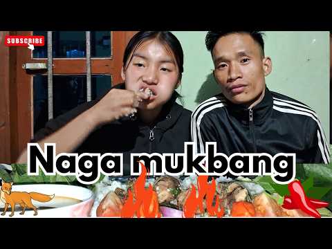 Naga dish || the one Naga dish I can eat everyday || Smoked pork || Naga mukbang