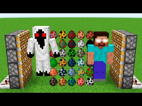 30 Herobrine + Entity 303 + x700 eggs combined?