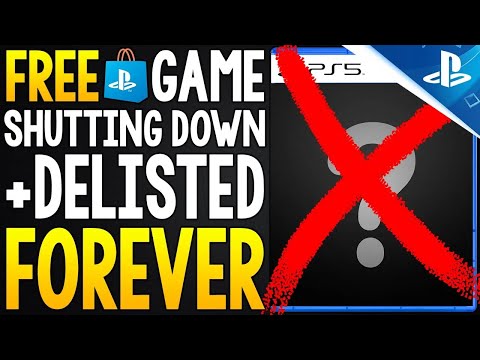 FREE PS5/PS4 Game Shutting Down and Getting Delisted FOREVER