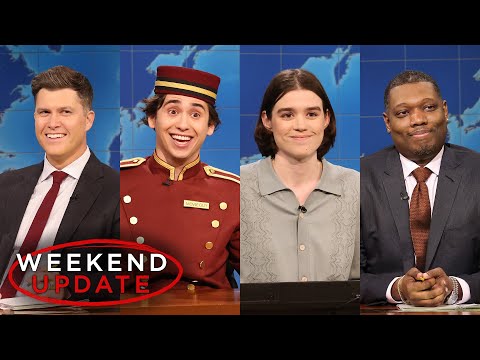 Weekend Update ft. Marcello Hernández and Jane Wickline - SNL