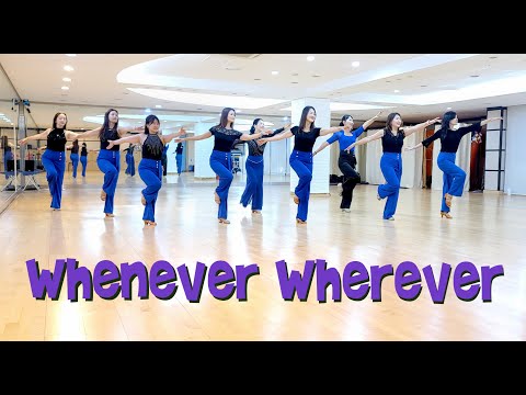 WHENEVER WHEREVER - LINEDANCE (Monica Choi, Rosa Lee & Chloe Cha)