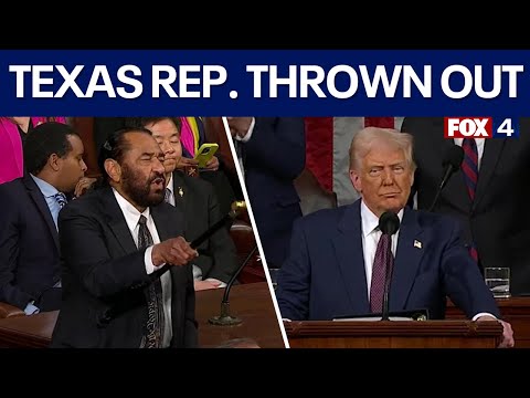 Texas Rep. Al Green thrown out of Trump speech