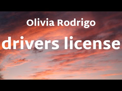 Olivia Rodrigo - drivers license (Lyrics)