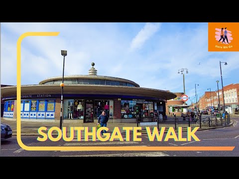 Southgate Walk London | North London | HD pov | Here We Go Walks 2024