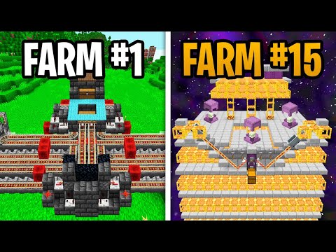 I Built EVERY Automatic Farm in Minecraft Hardcore