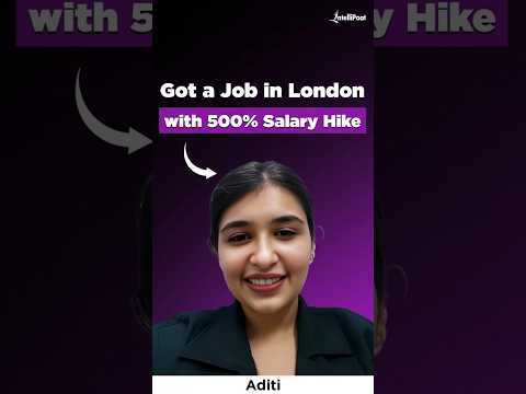 Best Data Science Course With Placement - Got a Job In London With 500% Hike | Intellipaat #Shorts