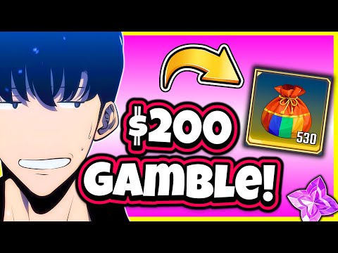 BIG RISK! $200 GAMBLE! HUGE WIN OR BIG LOSS?! BEST VALUE? ROUND 2! [Solo Leveling: Arise]